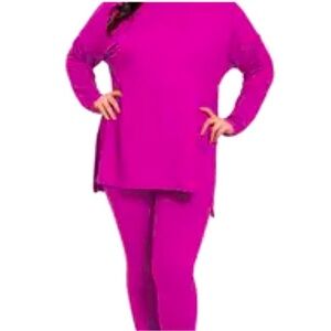 Vibrant Magenta Two-Piece Set